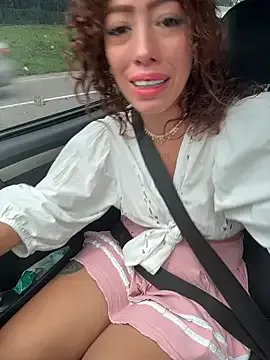 roxyrougee — Ride Dildo on Hood of Car  Squirt 